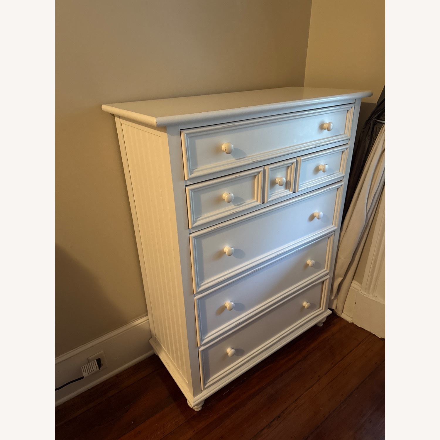 White Stanley Furniture Chest - image-1