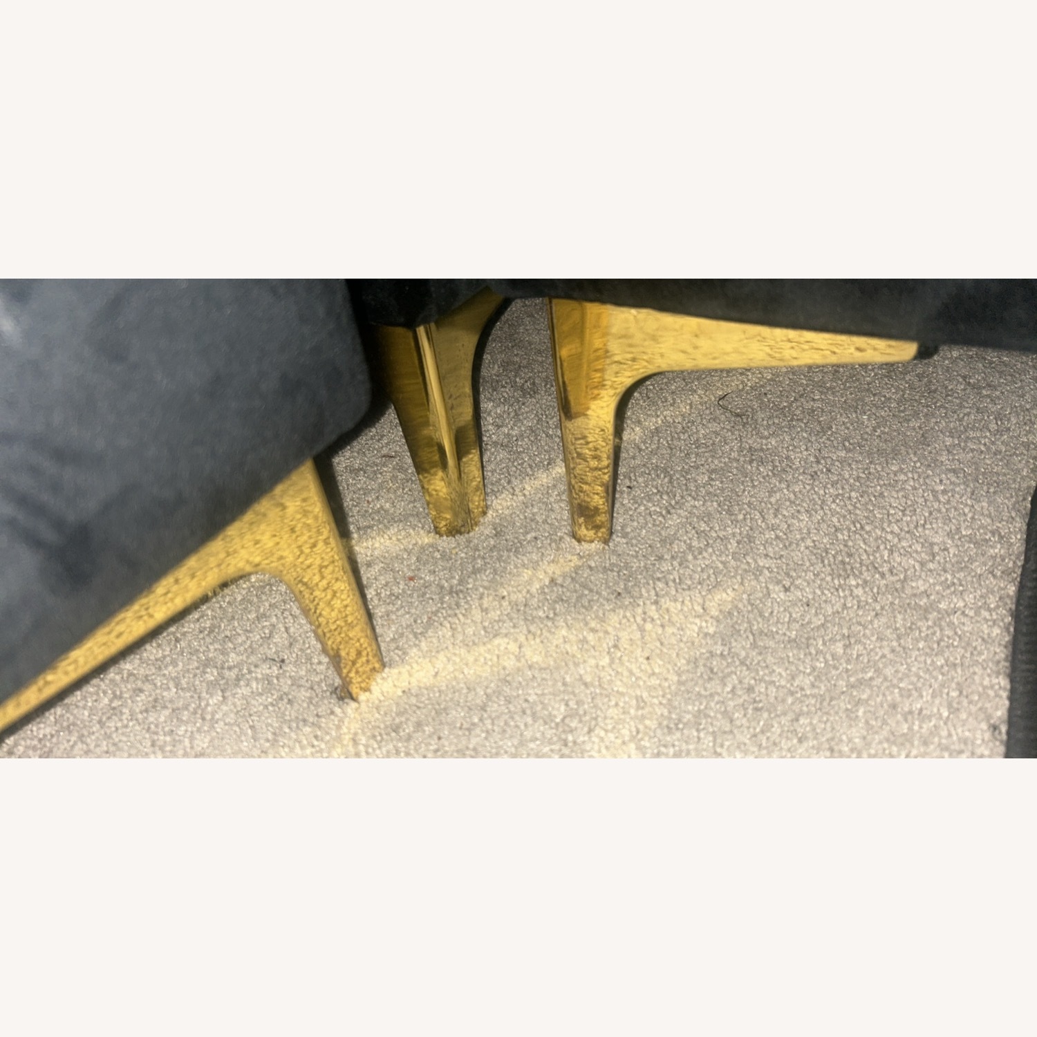 Naomi Velvet Reversible Sectional in Black  - image-1