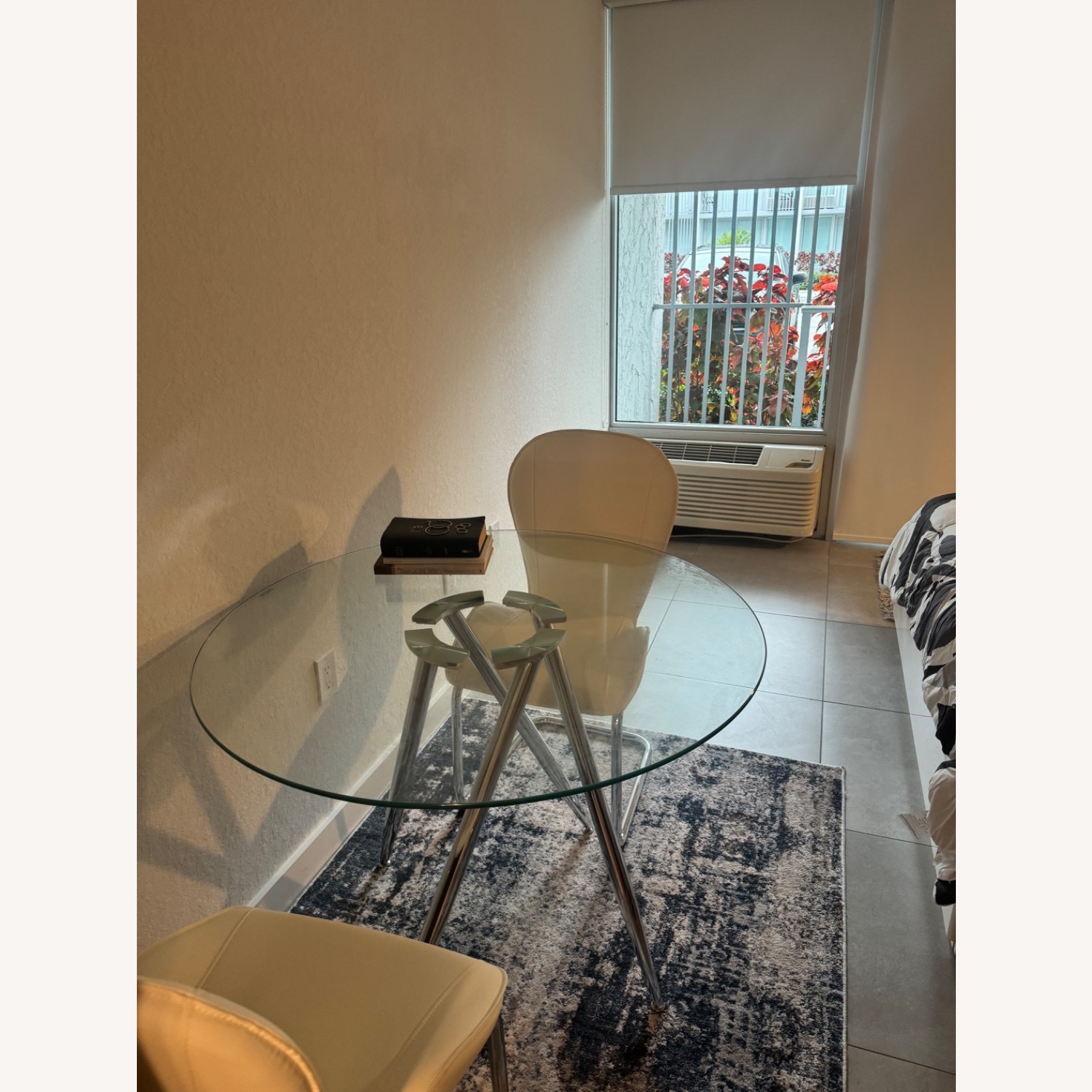 Glass MFG Classy Dinning Table with 2 Chairs - image-1