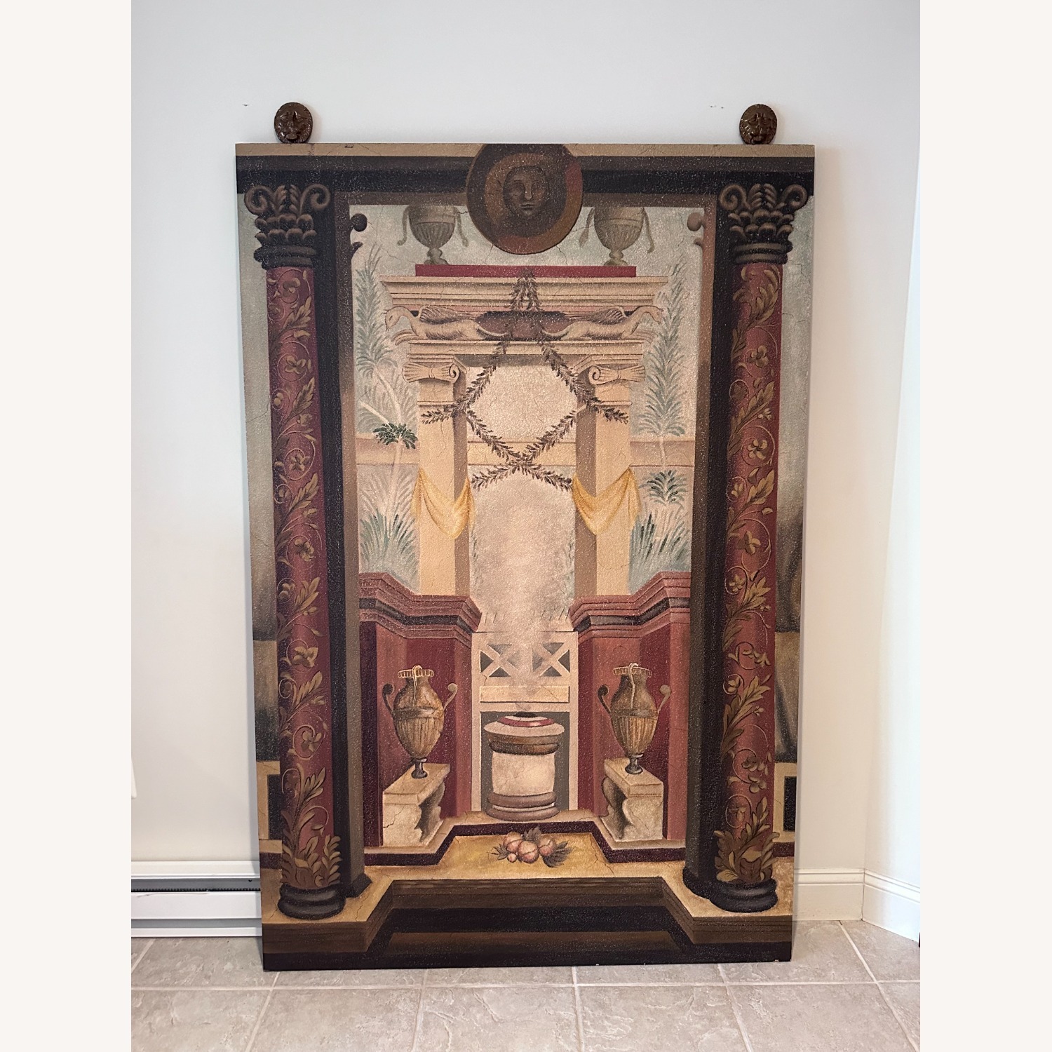 Vintage Greco-Roman Style Mural - image-0