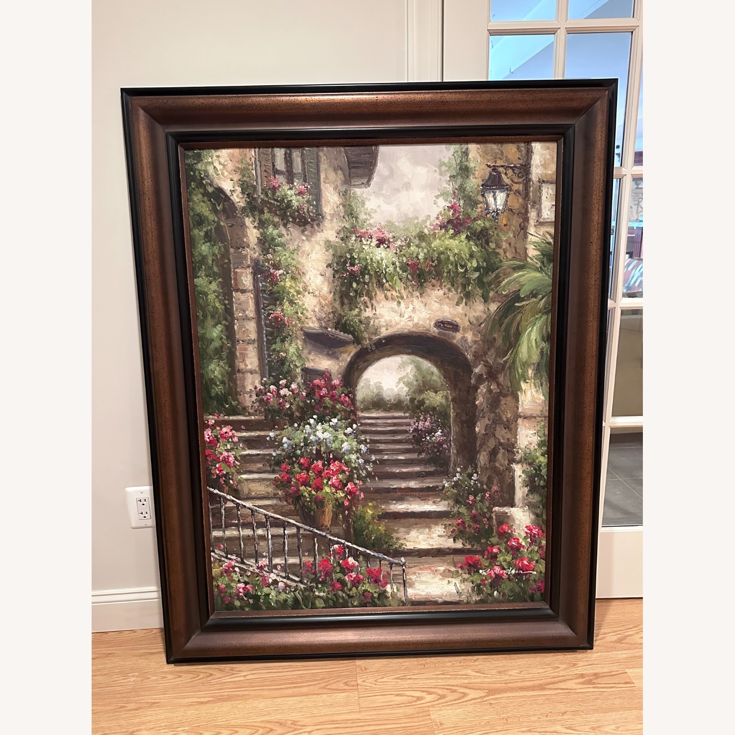 Italian-style Hand-painted Oil Painting - image-0