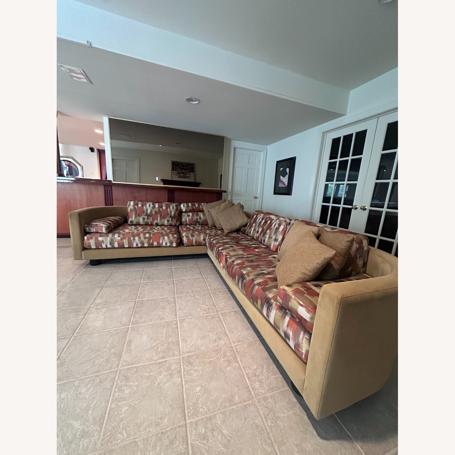 Two-piece, multi-colored Sectional Sofa - image-2