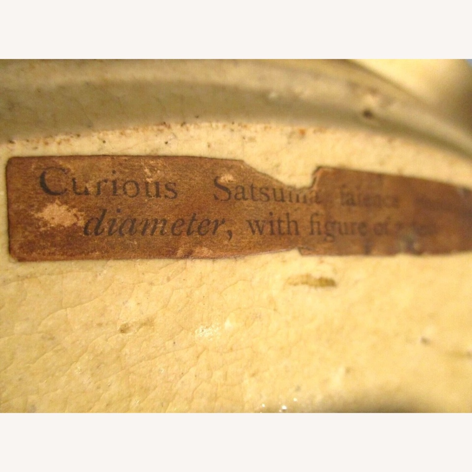 Antique Japanese Edo Period Moriage Slip Pottery - image-12