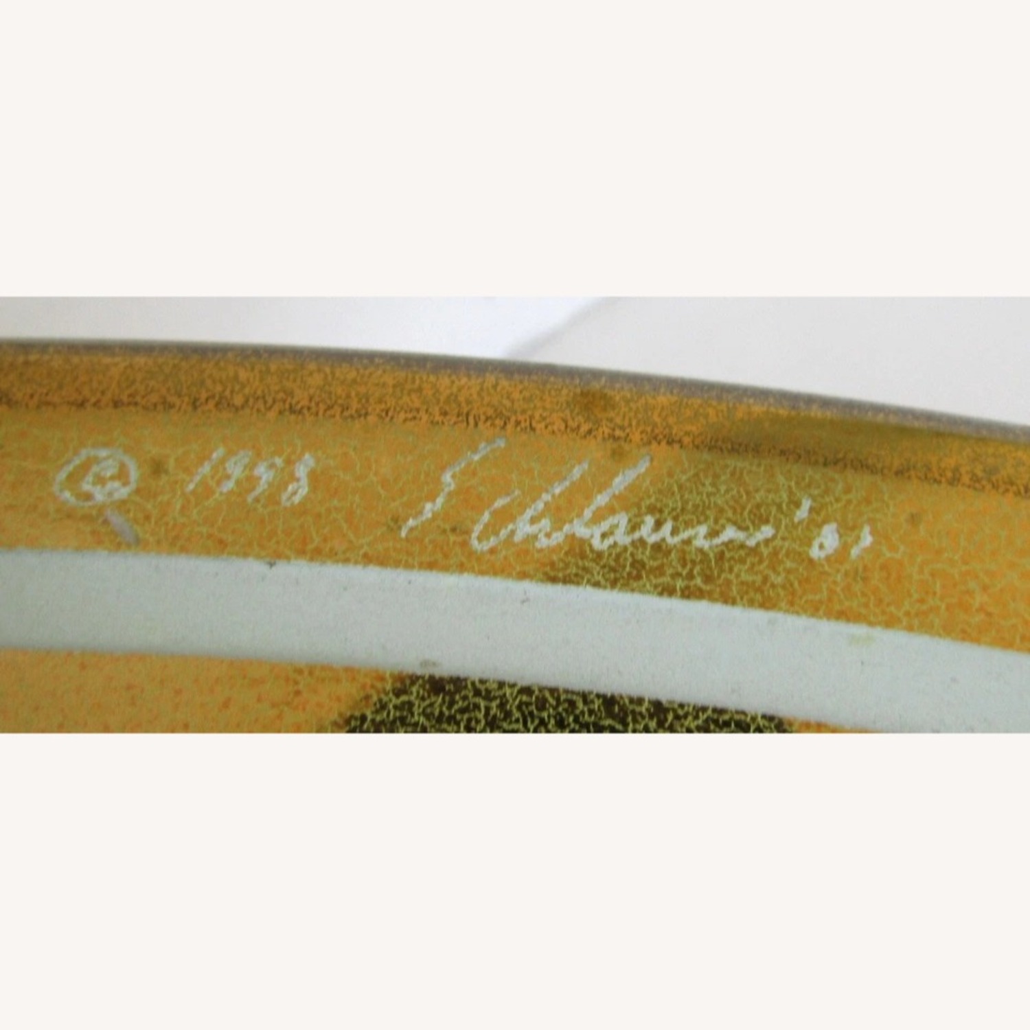 Stephen Schlanser Art Glass Centerpiece Bowl - image-12