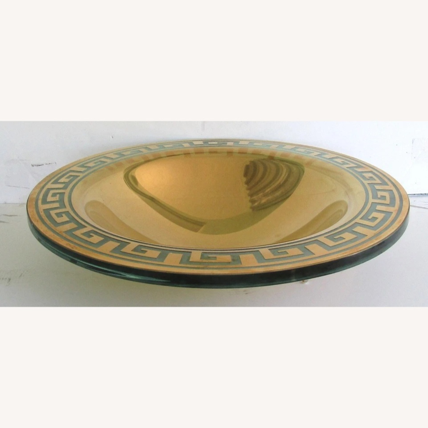 Stephen Schlanser Art Glass Centerpiece Bowl - image-2