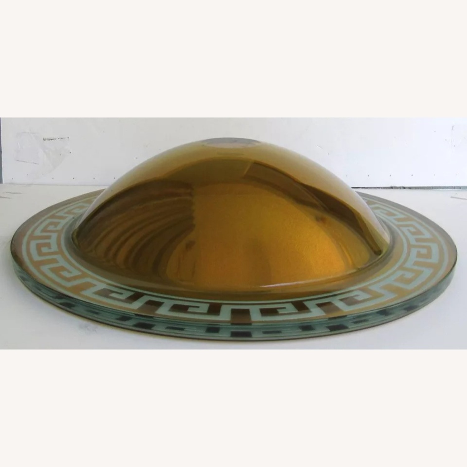 Stephen Schlanser Art Glass Centerpiece Bowl - image-10
