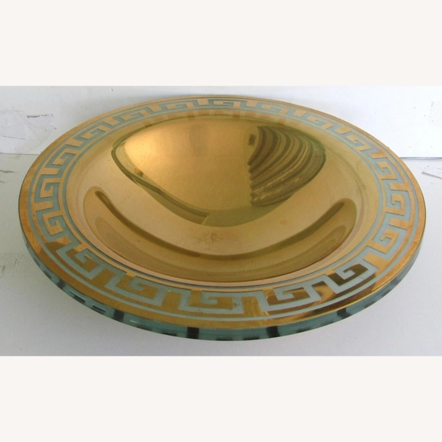 Stephen Schlanser Art Glass Centerpiece Bowl - image-3