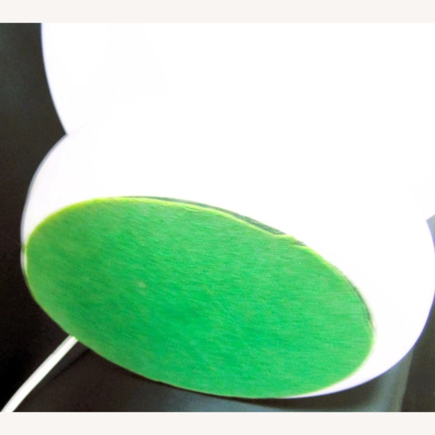 Vintage White Murano Glass Mushroom Table Lamp - image-10