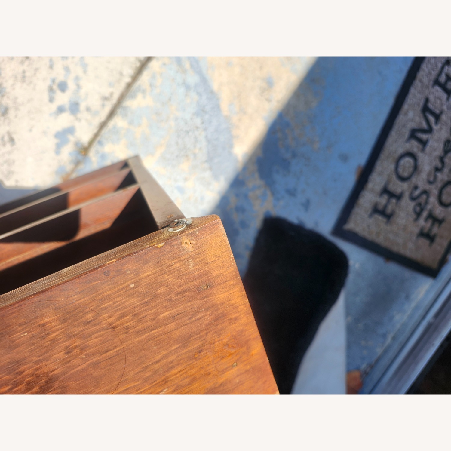 Vintage 1970s Mahogany Knick Knack Shelf - image-7