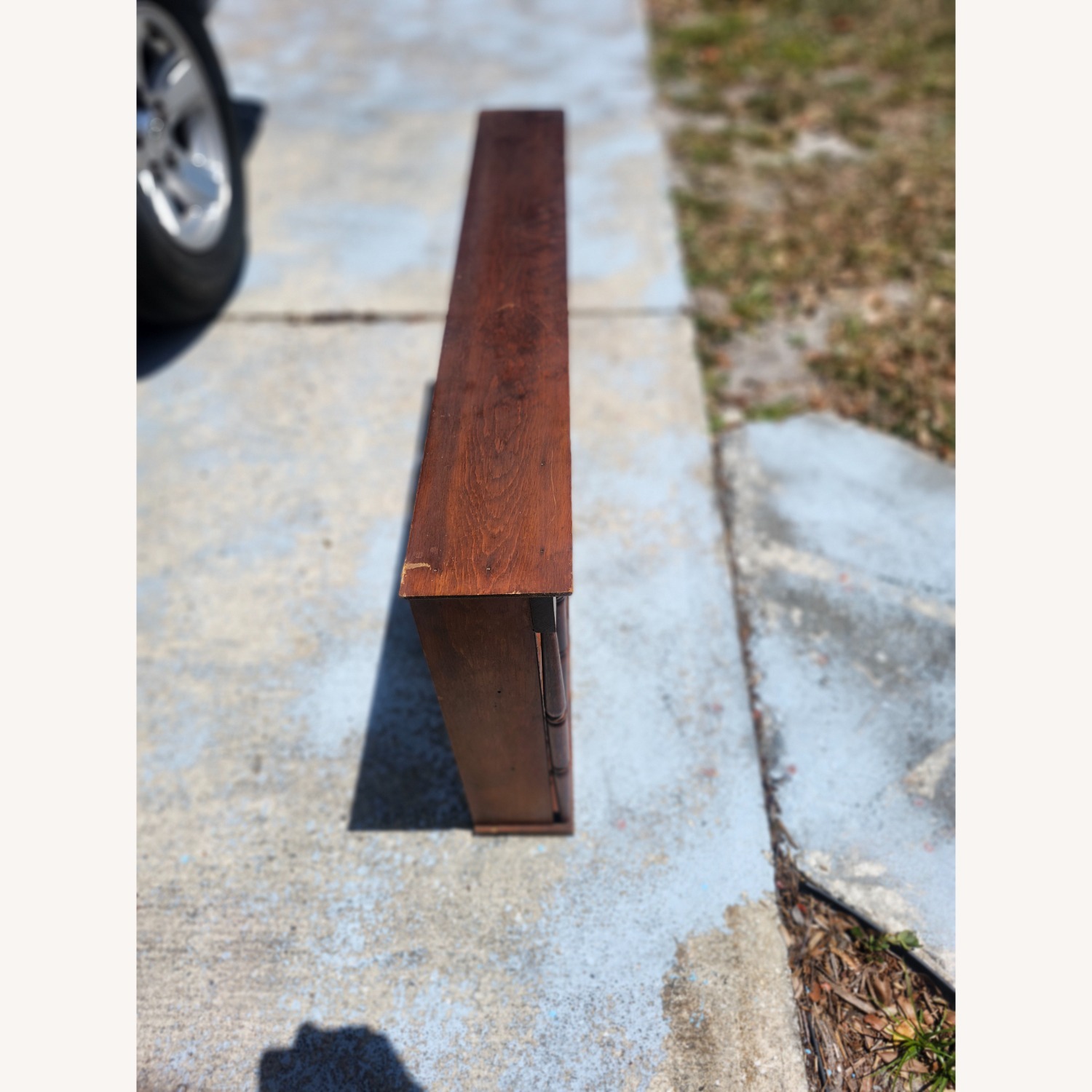 Vintage 1970s Mahogany Knick Knack Shelf - image-5