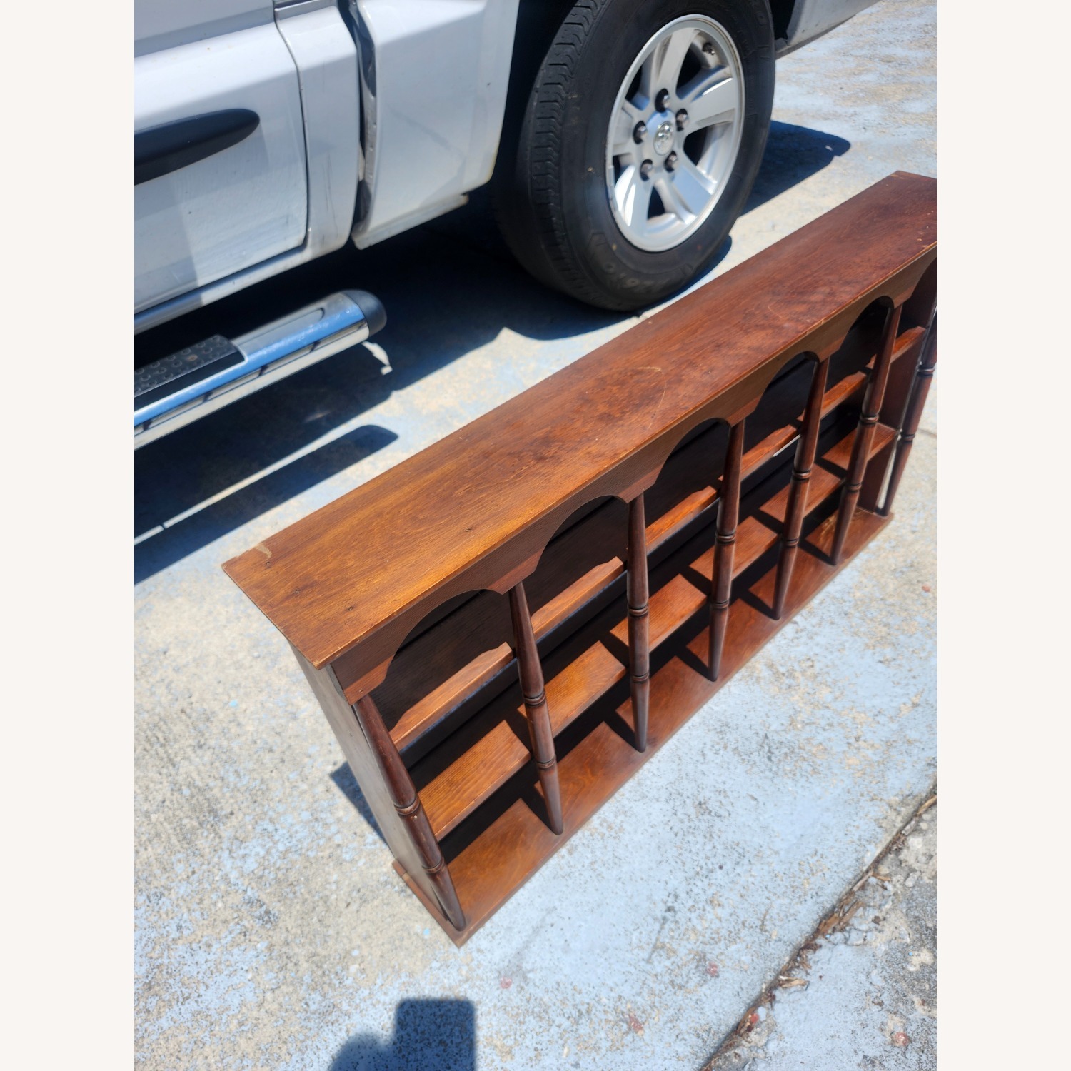 Vintage 1970s Mahogany Knick Knack Shelf - image-2