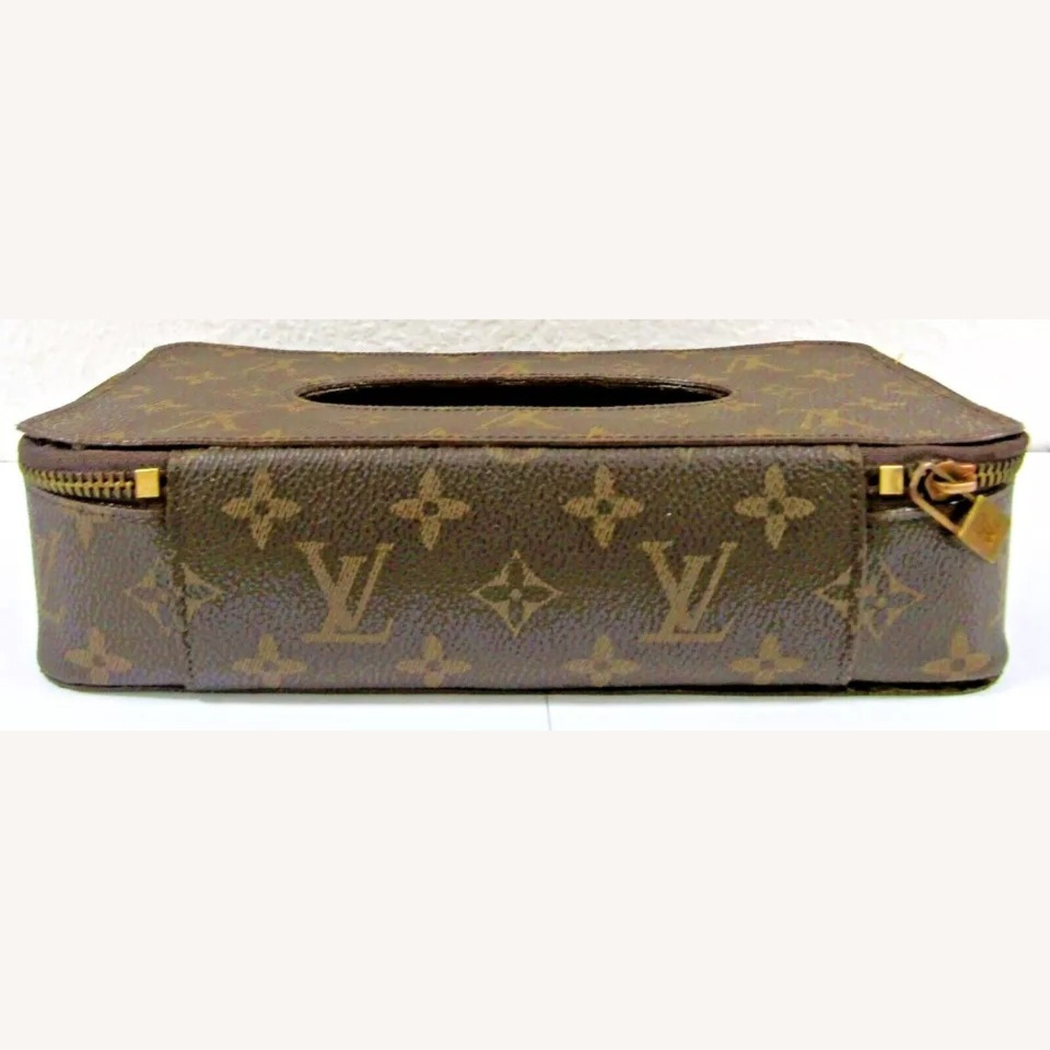 Louis Vuitton Monogram Leather Tissue Holder - AptDeco