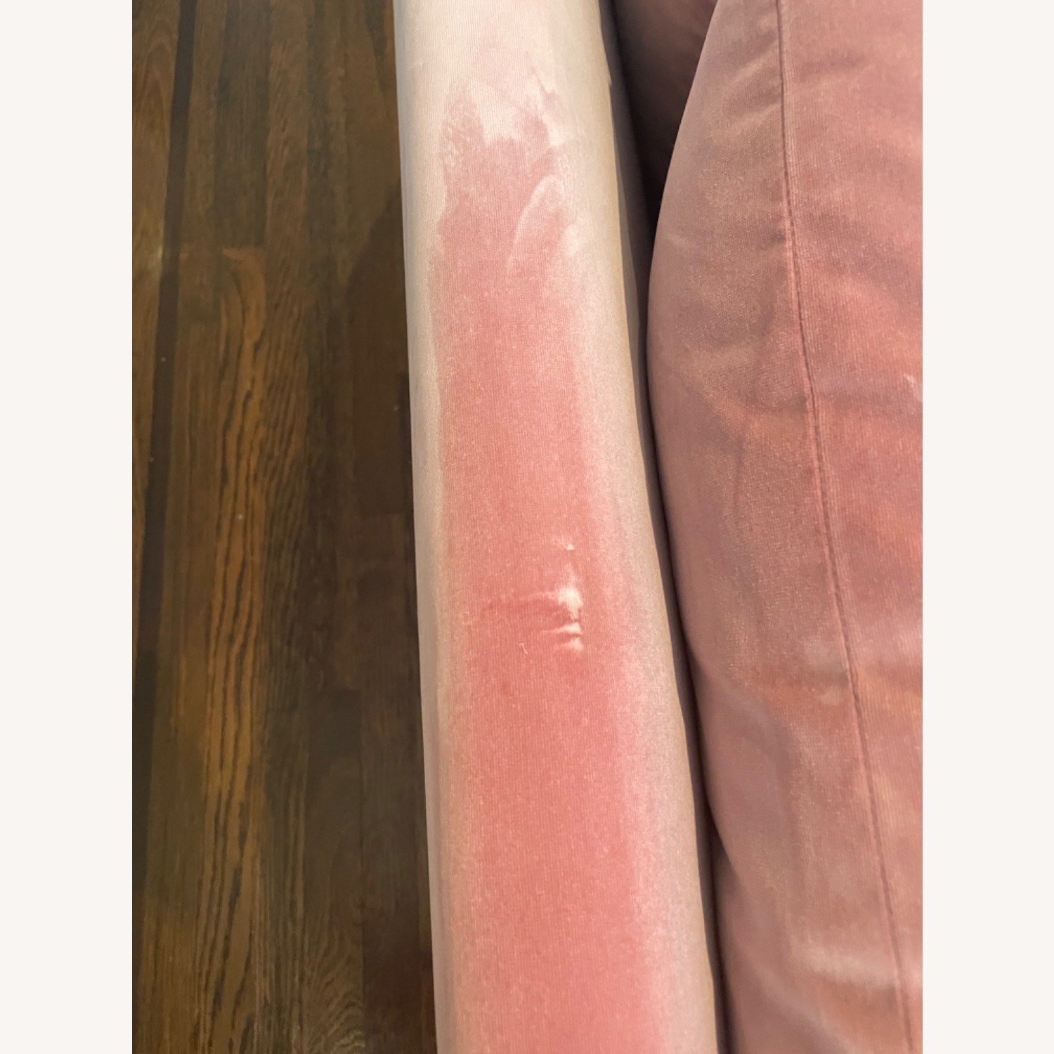 West Elm Mauve Deluxe Velvet Andes Sofa - image-3