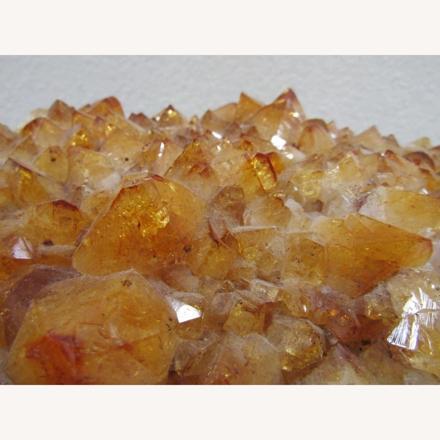 Extra Large Golden Citrine Druze Cluster - image-12