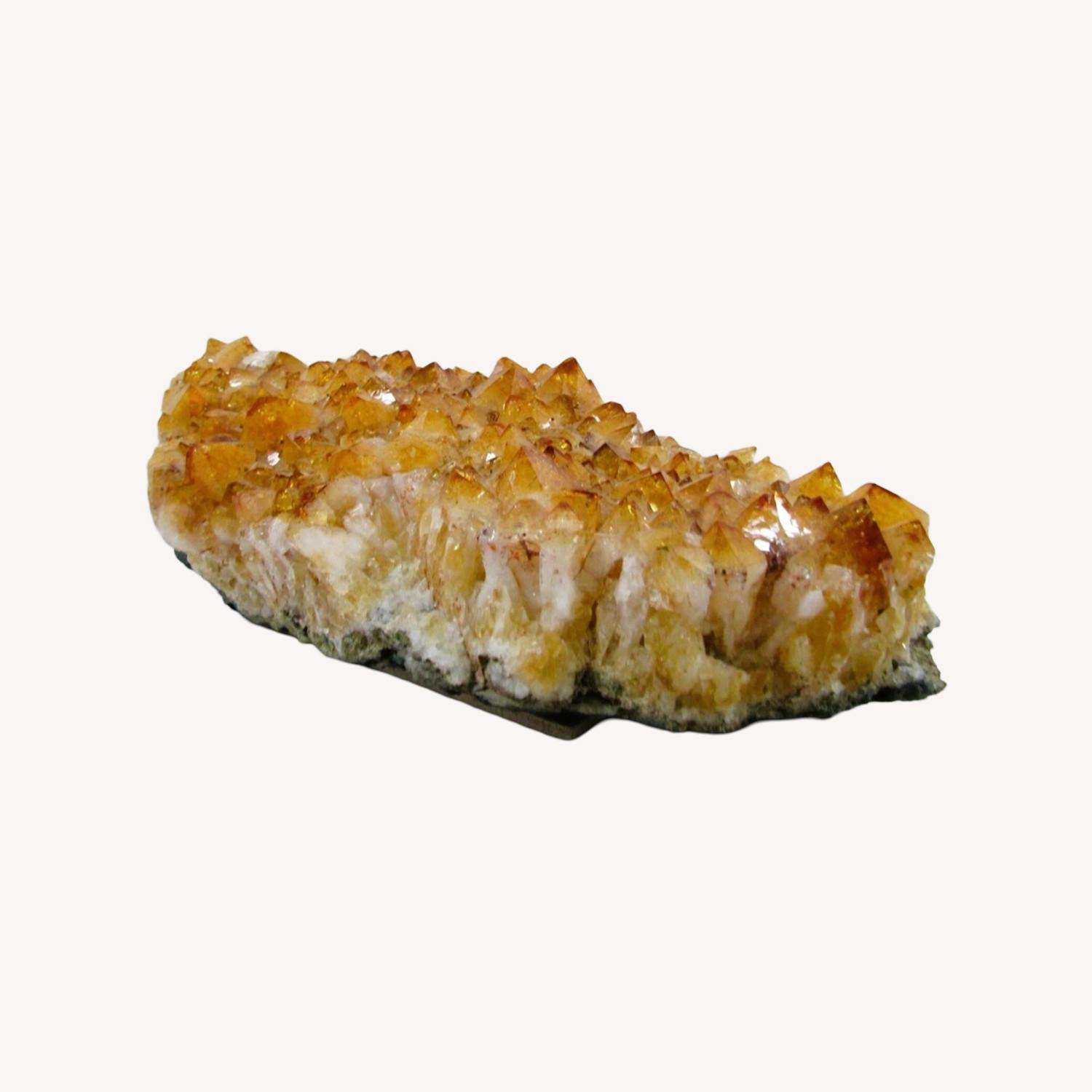 Extra Large Golden Citrine Druze Cluster - image-0