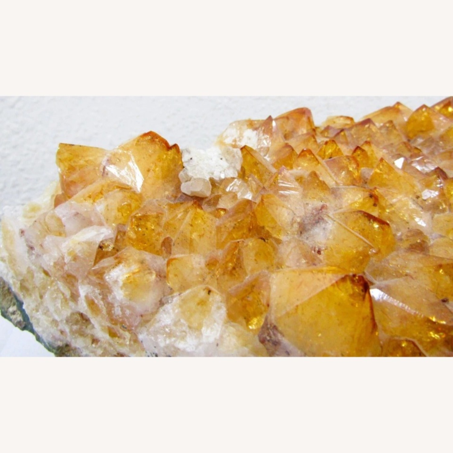 Extra Large Golden Citrine Druze Cluster - image-11