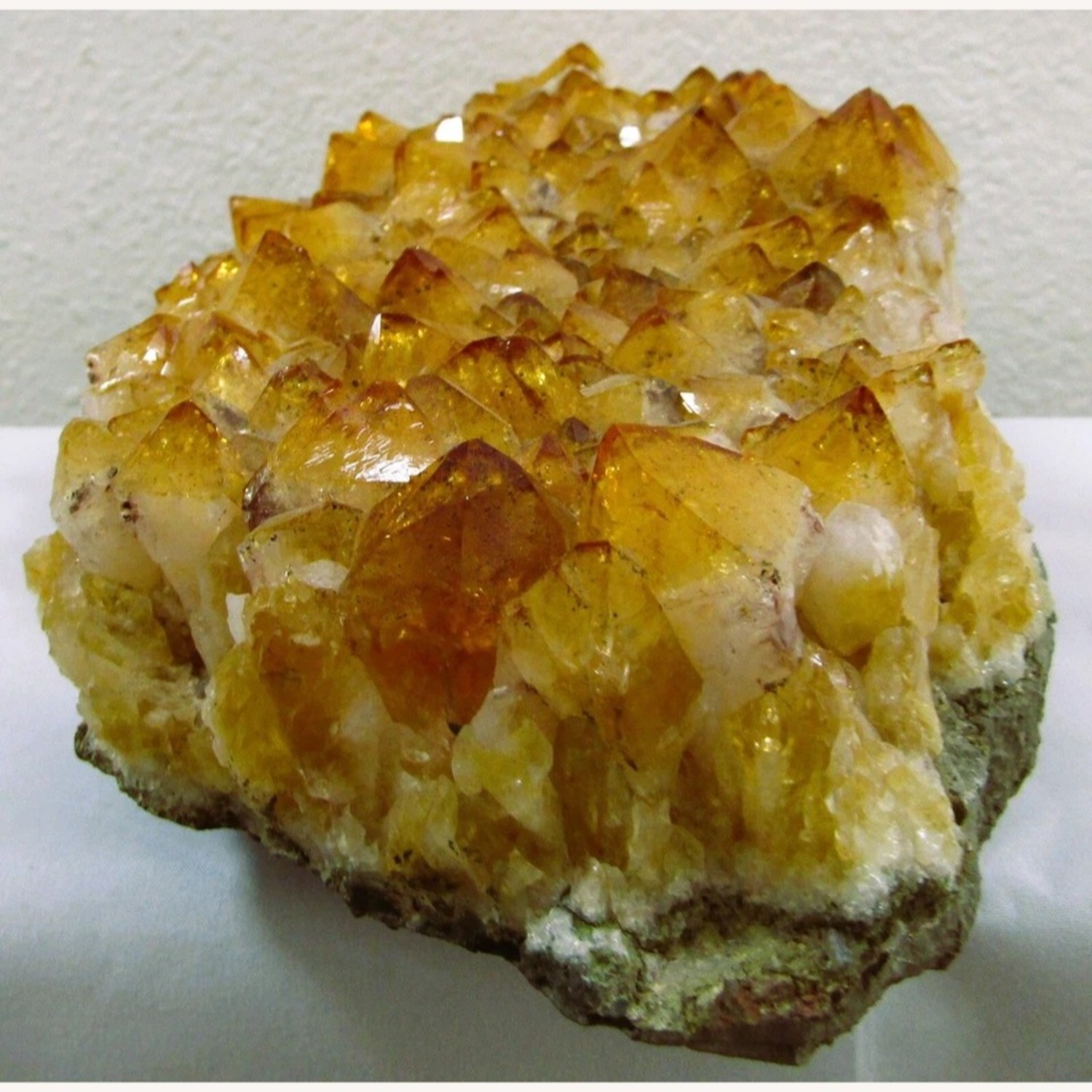 Extra Large Golden Citrine Druze Cluster - image-9