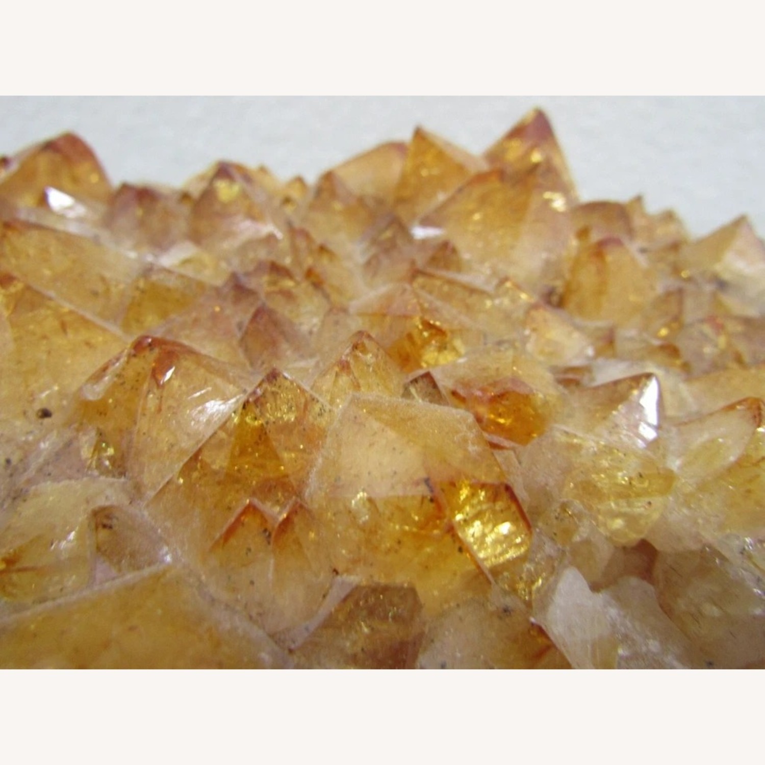 Extra Large Golden Citrine Druze Cluster - image-14