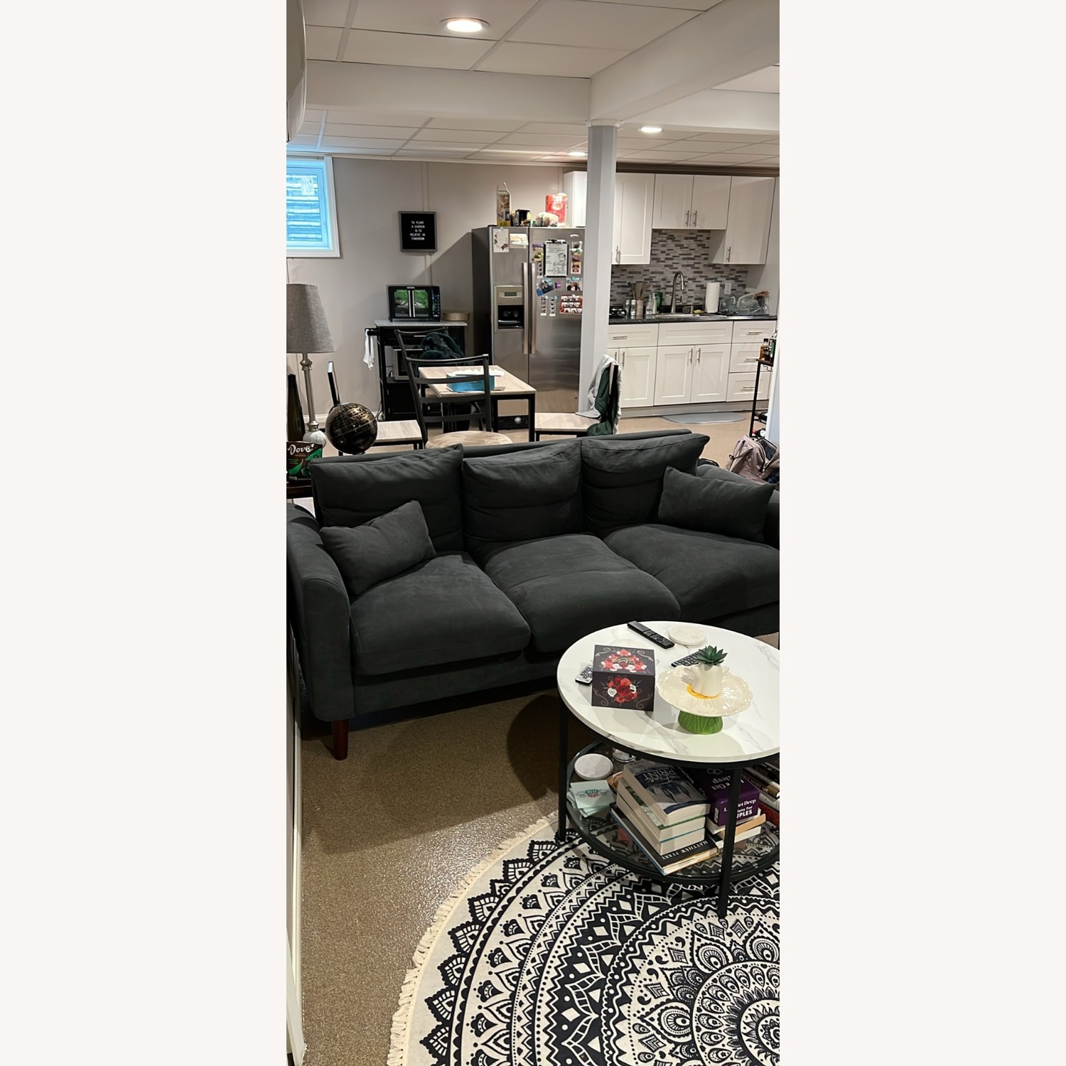 Amazon 3-Seater Light Grey Couch - image-1