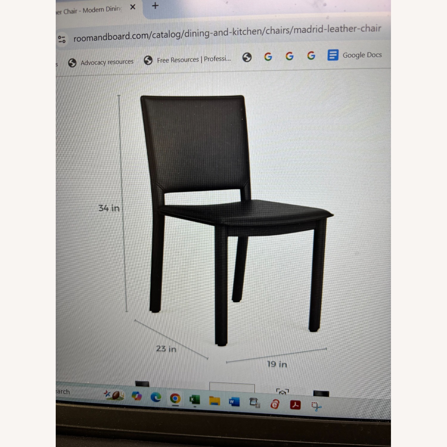 Madrid Leather Dining Chairs - image-3