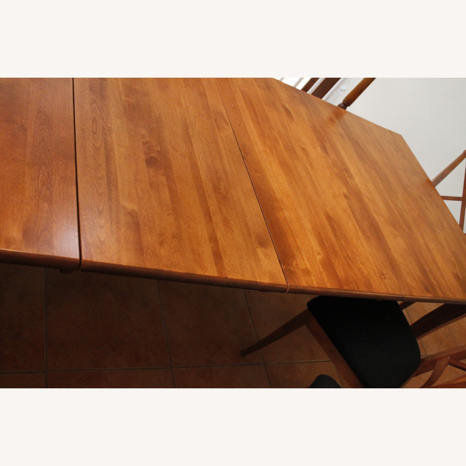 Extendable Wood Dining Table with 8 Chairs - image-3