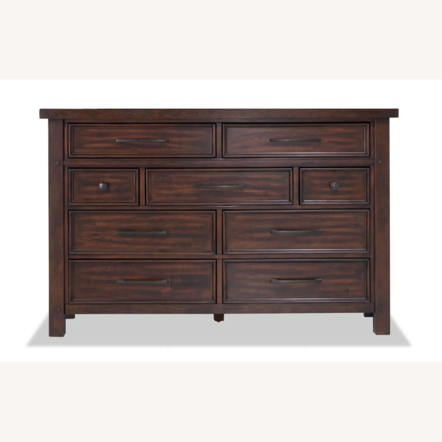 Hudson Pecan 9 Drawer Dresser - image-5