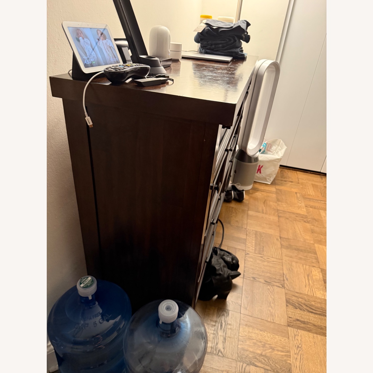 Hudson Pecan 9 Drawer Dresser - image-3