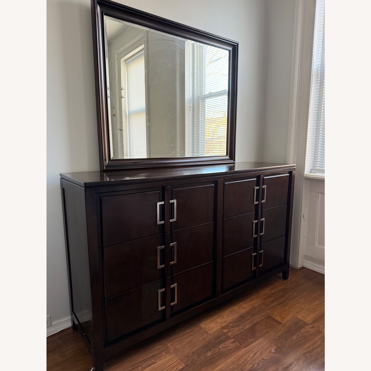 6 Drawer Dresser with Mirror - image-1