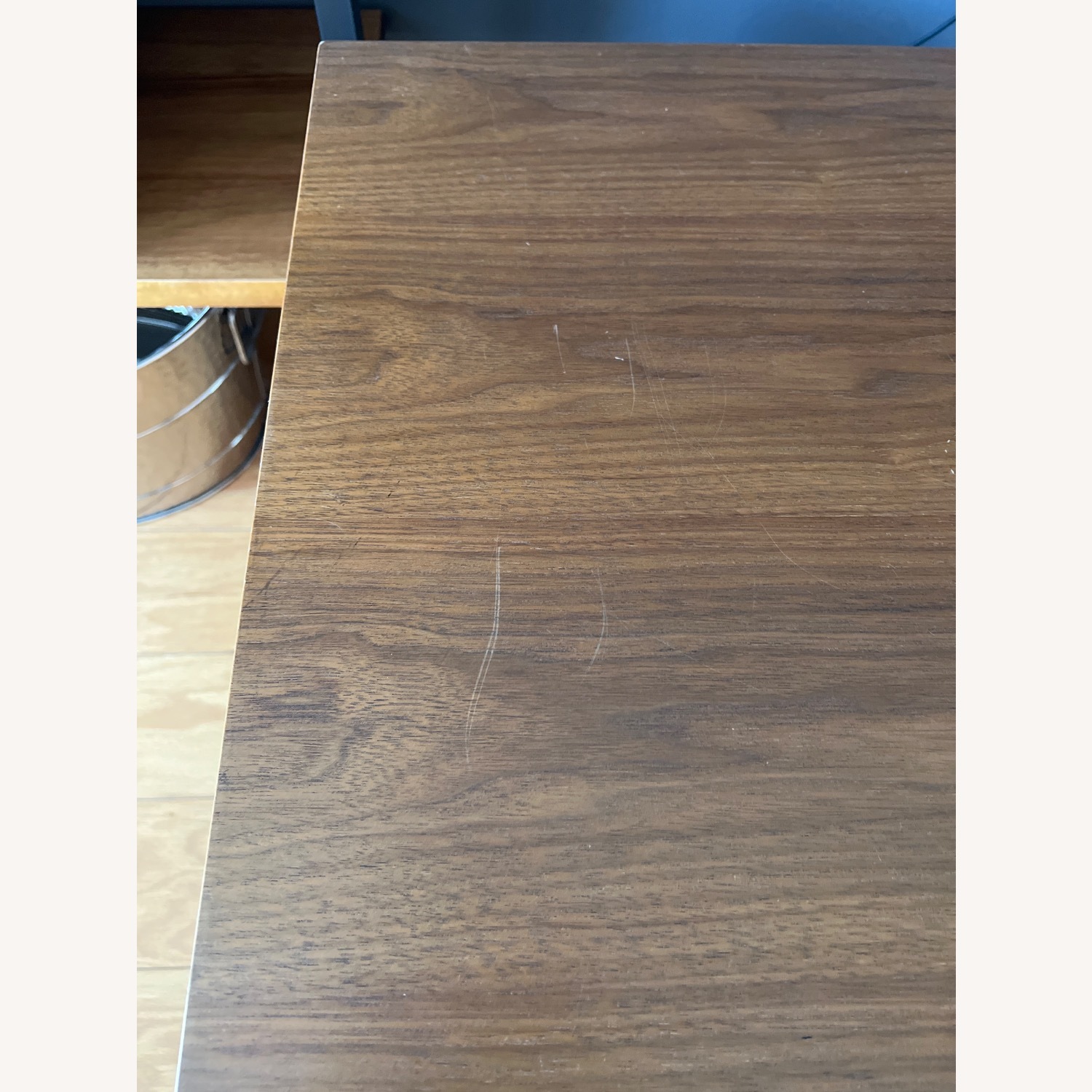 Mid Century Walnut and Chrome Media Console - image-3