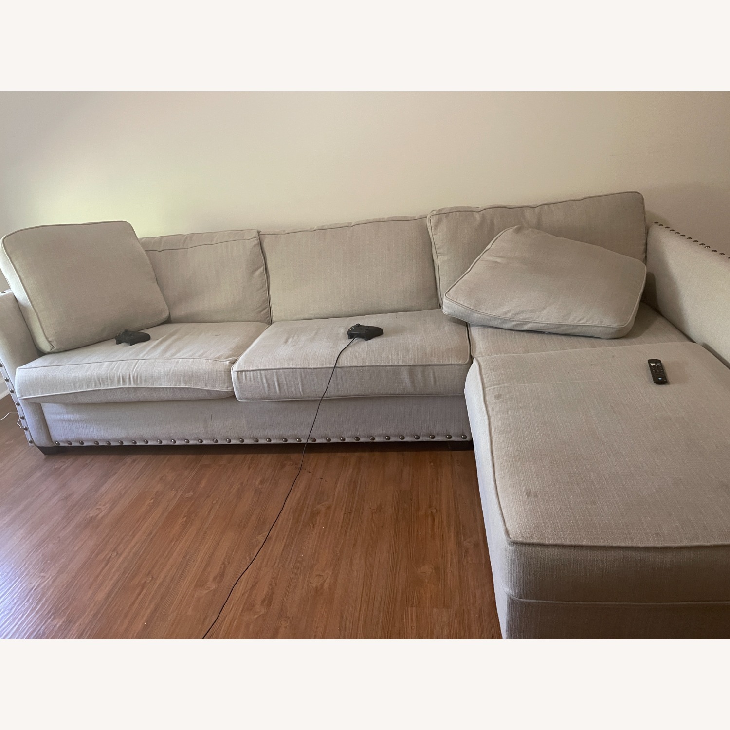 Riley Beige Sectional Sofa - image-4