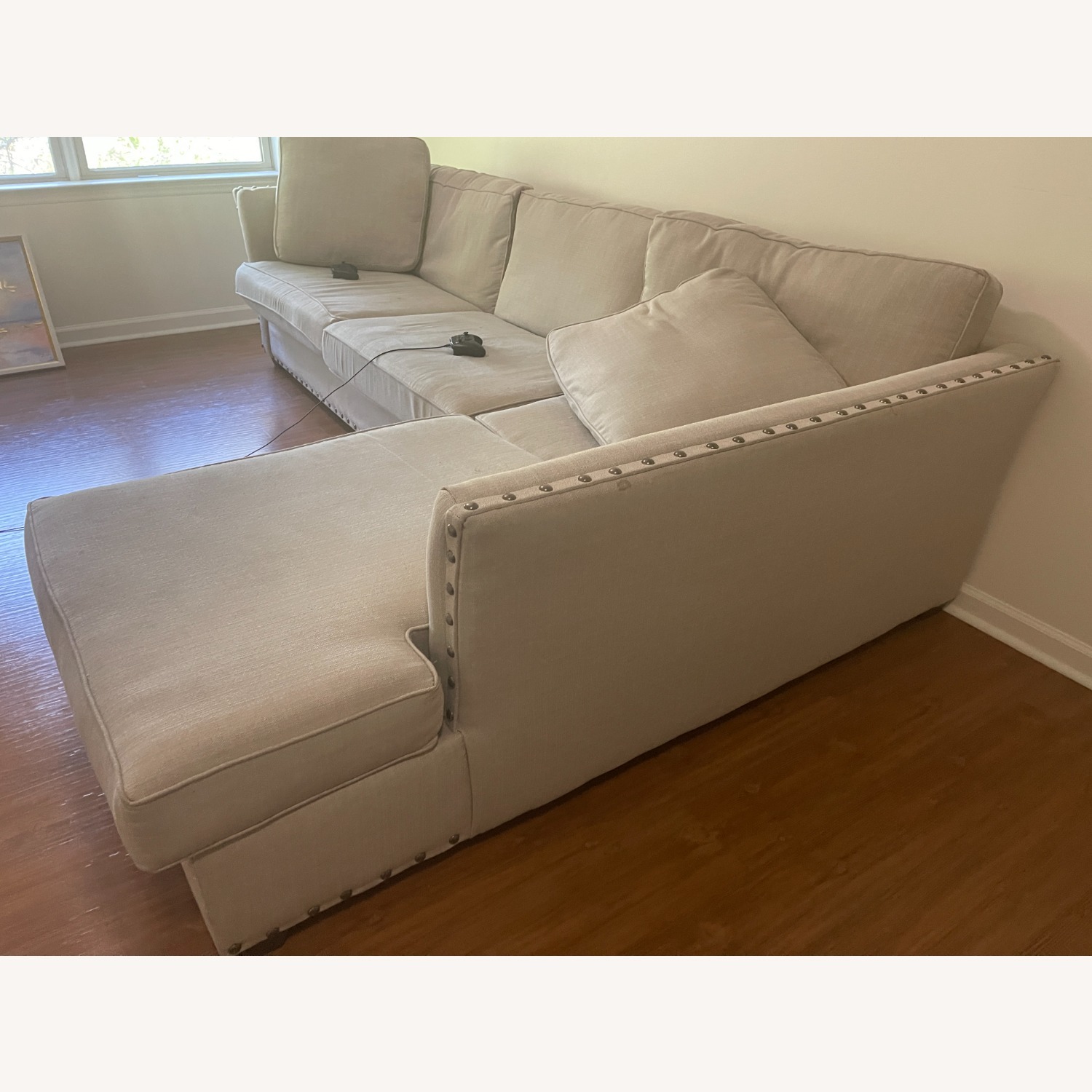 Riley Beige Sectional Sofa - image-1