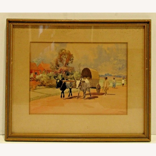 Used Original Émile Ralambo Madagascar 1939 Painting for sale on AptDeco