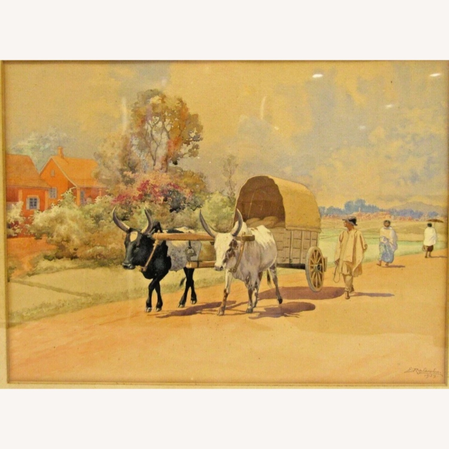 Original Émile Ralambo Madagascar 1939 Painting - image-2