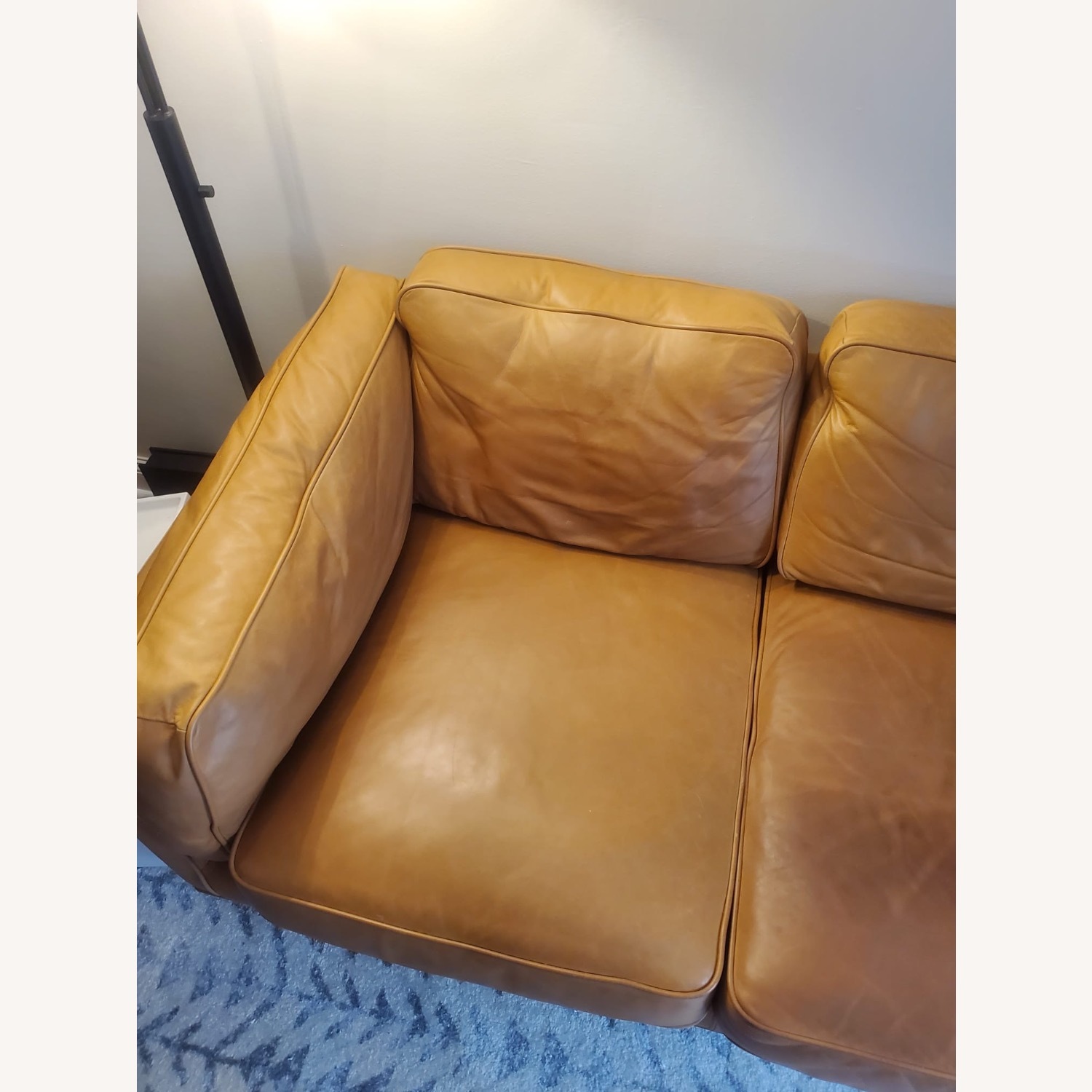 Article Timber 90" Leather Sofa - Charme Tan - image-4