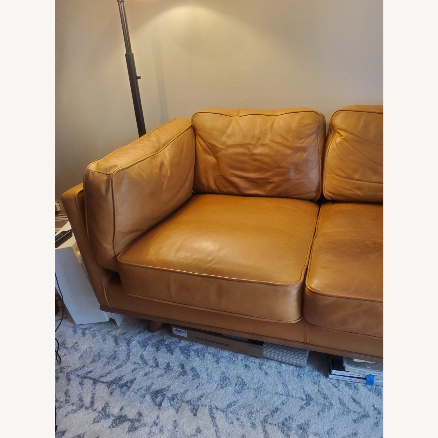 Article Timber 90" Leather Sofa - Charme Tan - image-5