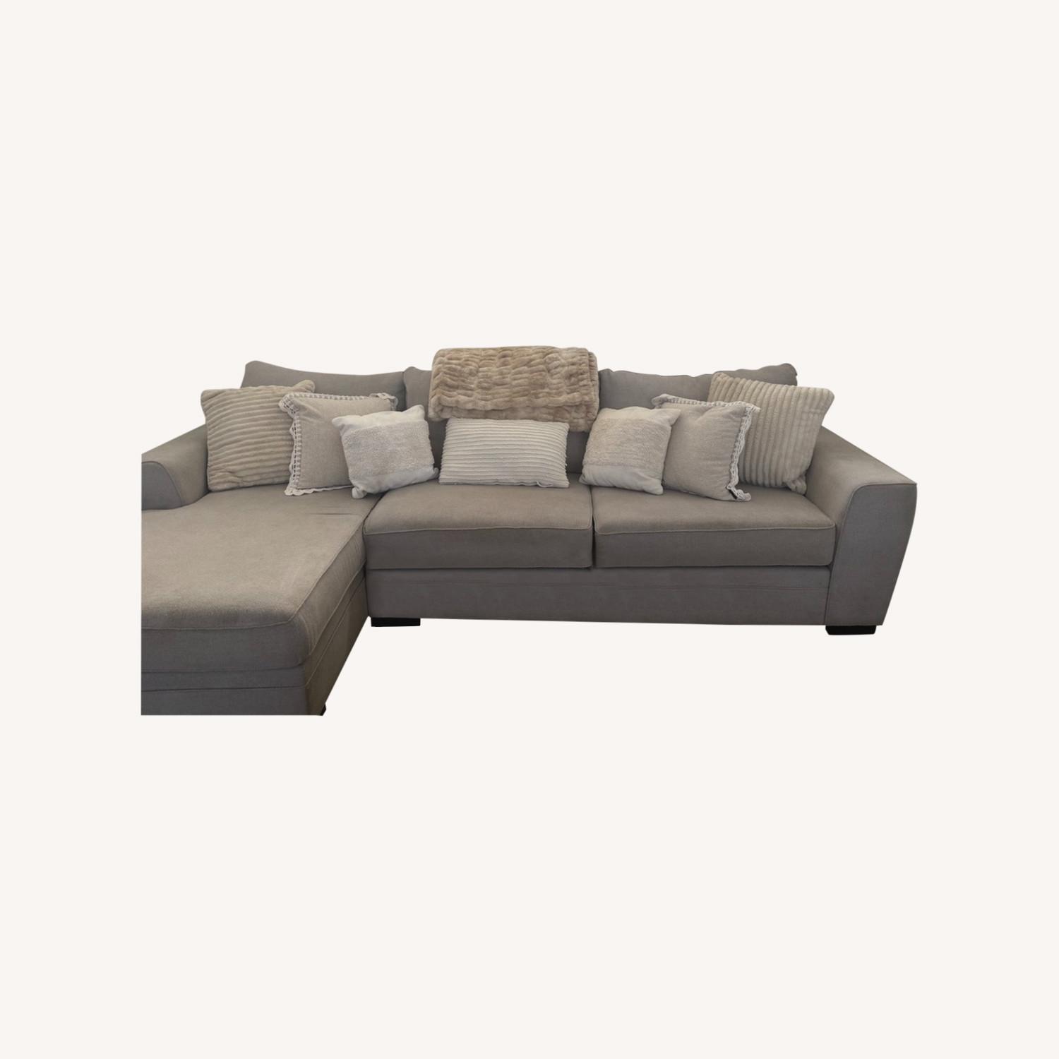 Living Spaces Delano Left Arm Facing Oversized Chaise - image-0