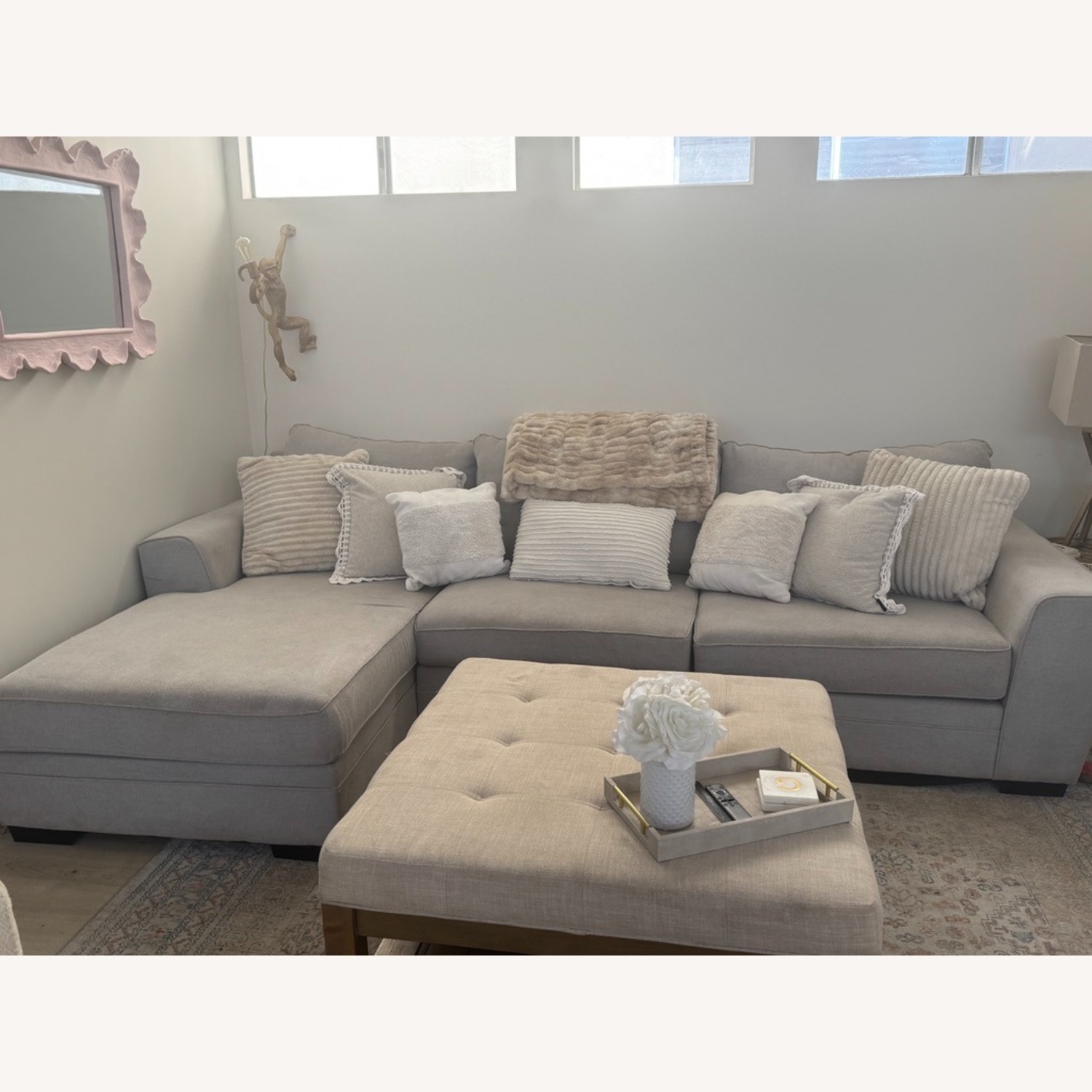 Living Spaces Delano Left Arm Facing Oversized Chaise - image-2