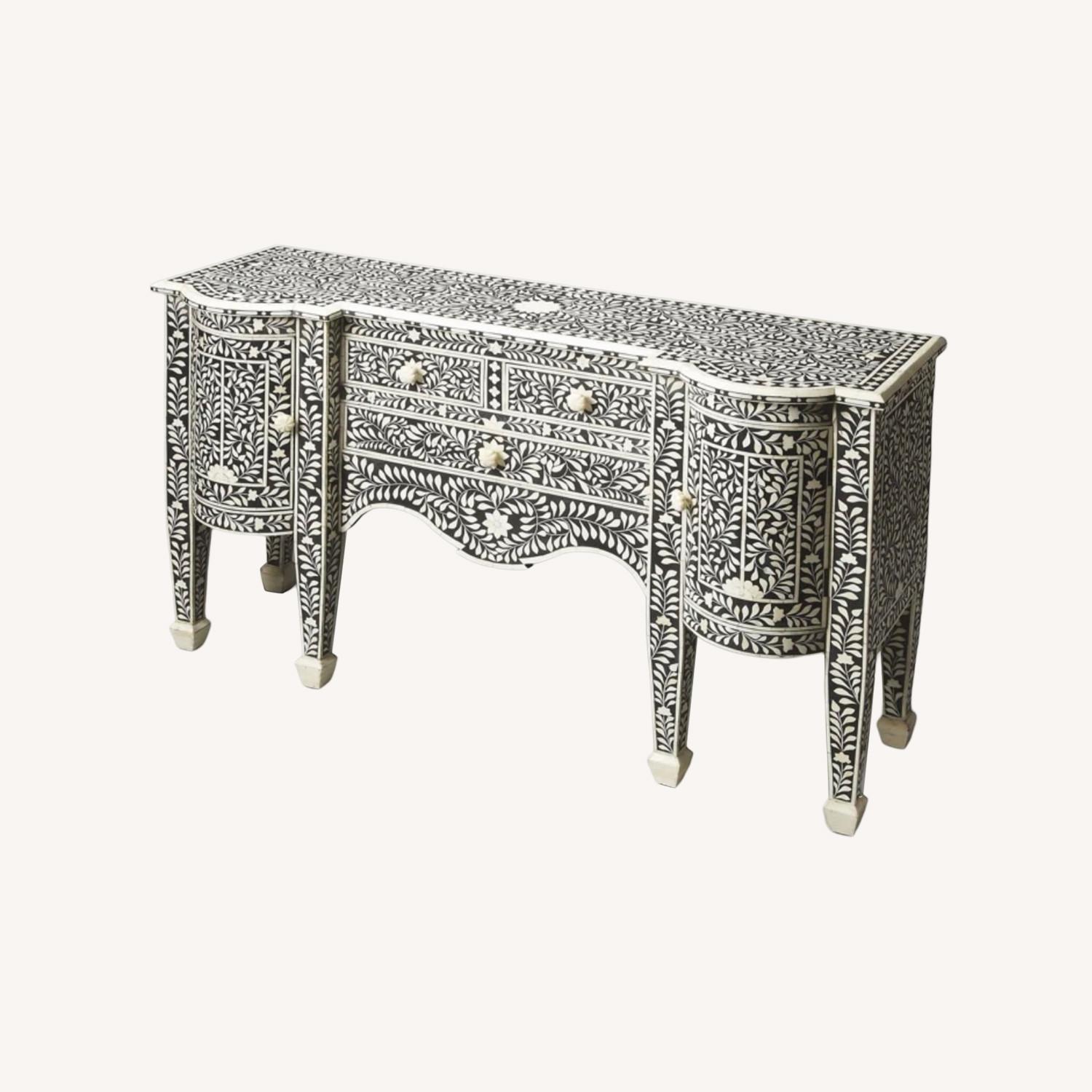 Bone Inlay Mother of Pearl Vanity - image-0