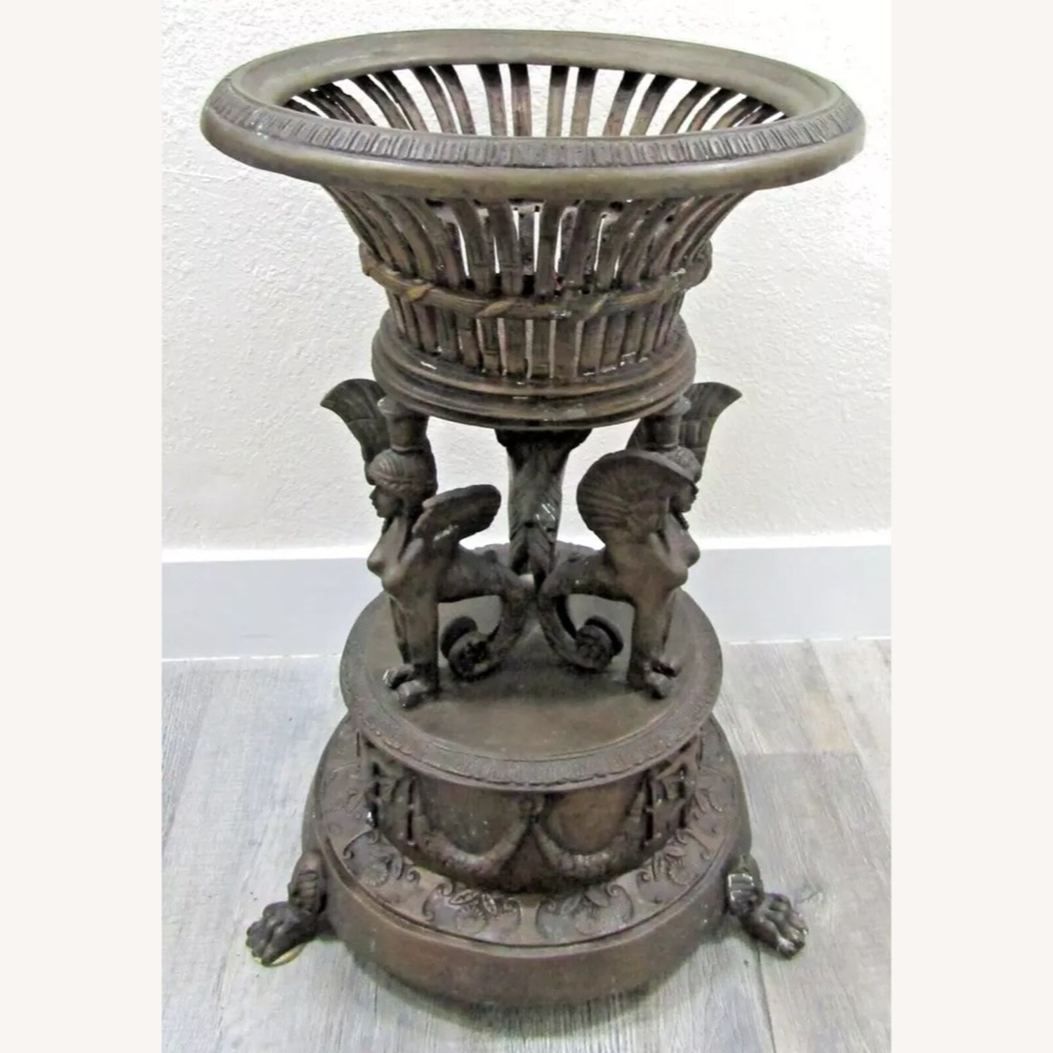French Empire Style Bronze Jardiniere - image-2