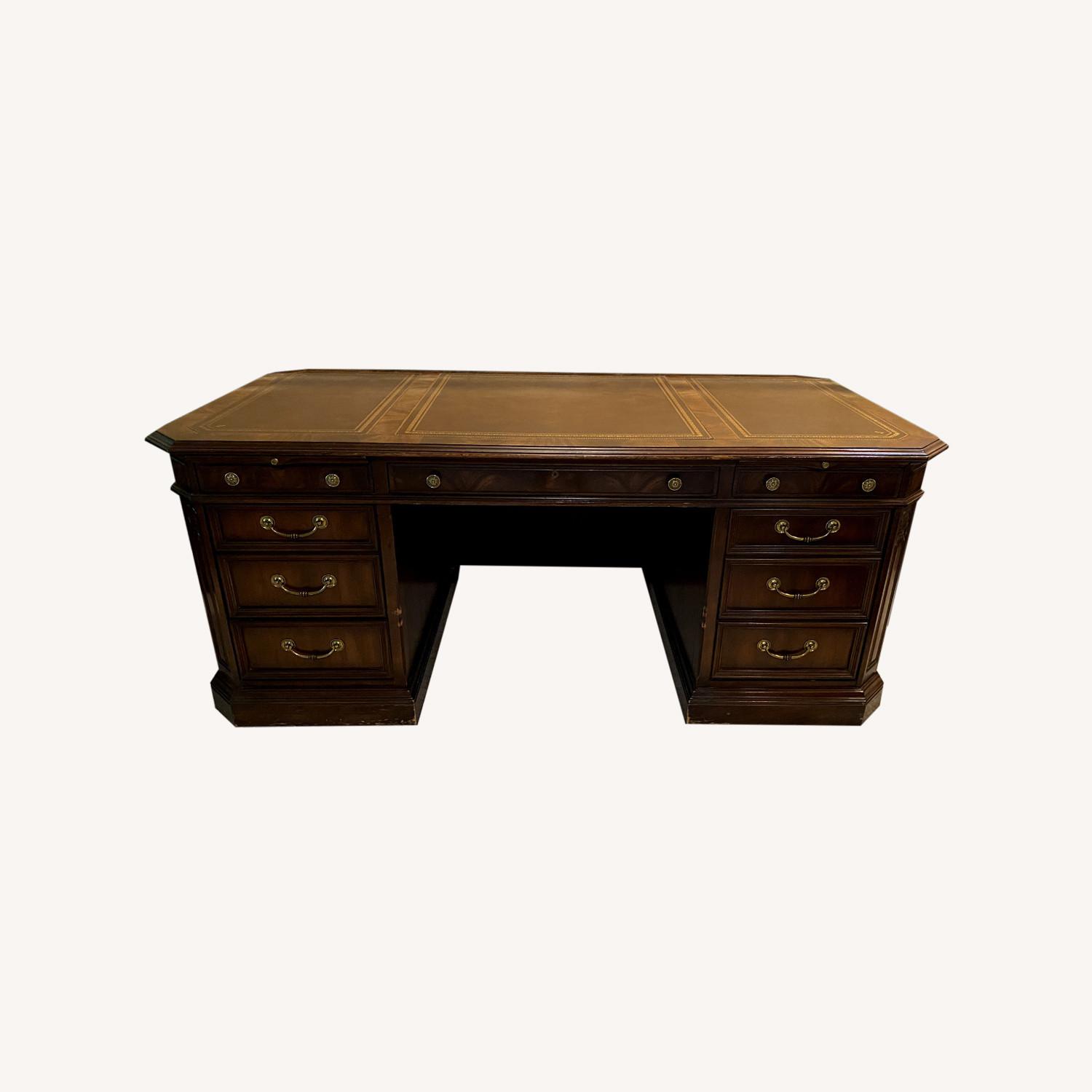 Sligh Vintage Executive Desk - image-0