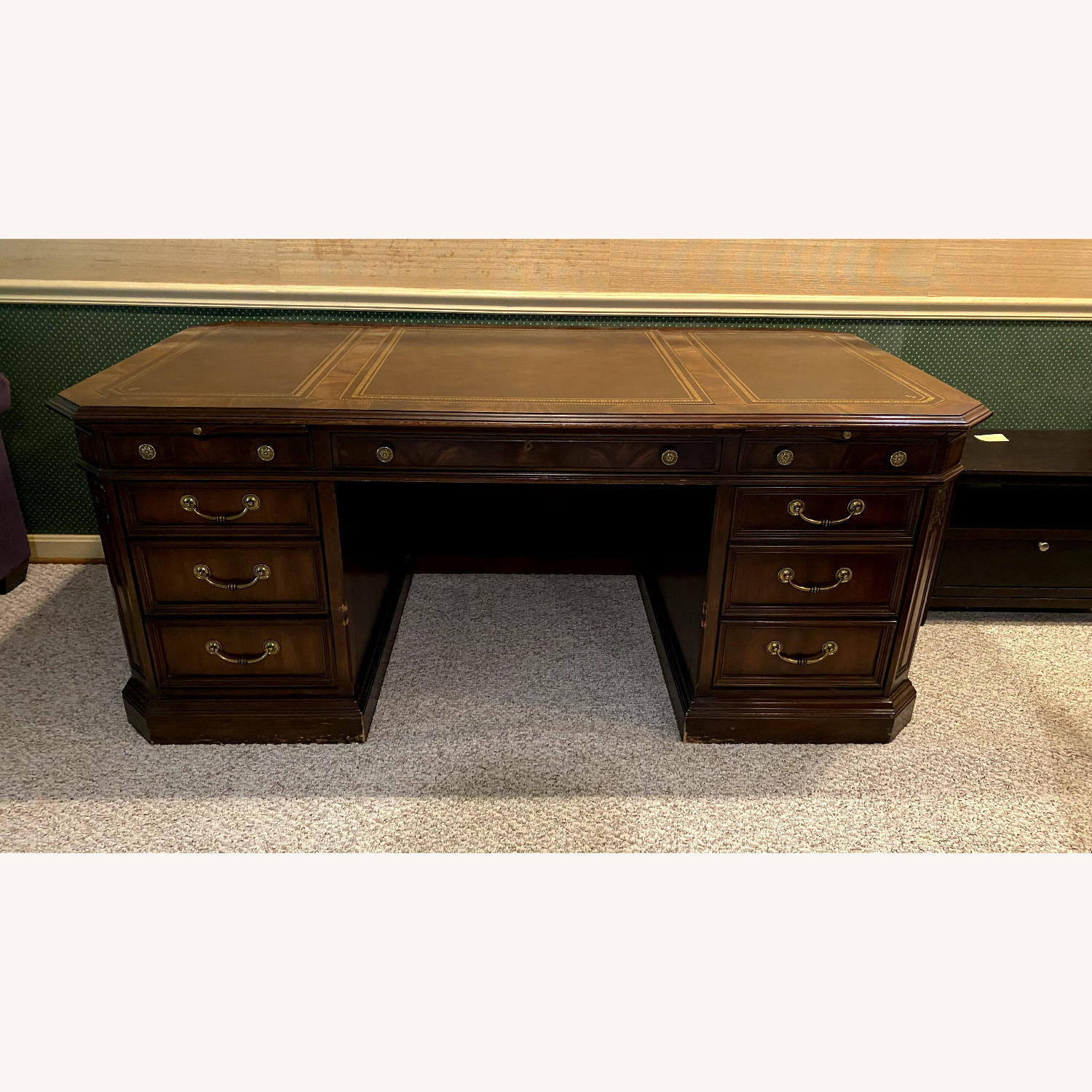Sligh Vintage Executive Desk - image-1