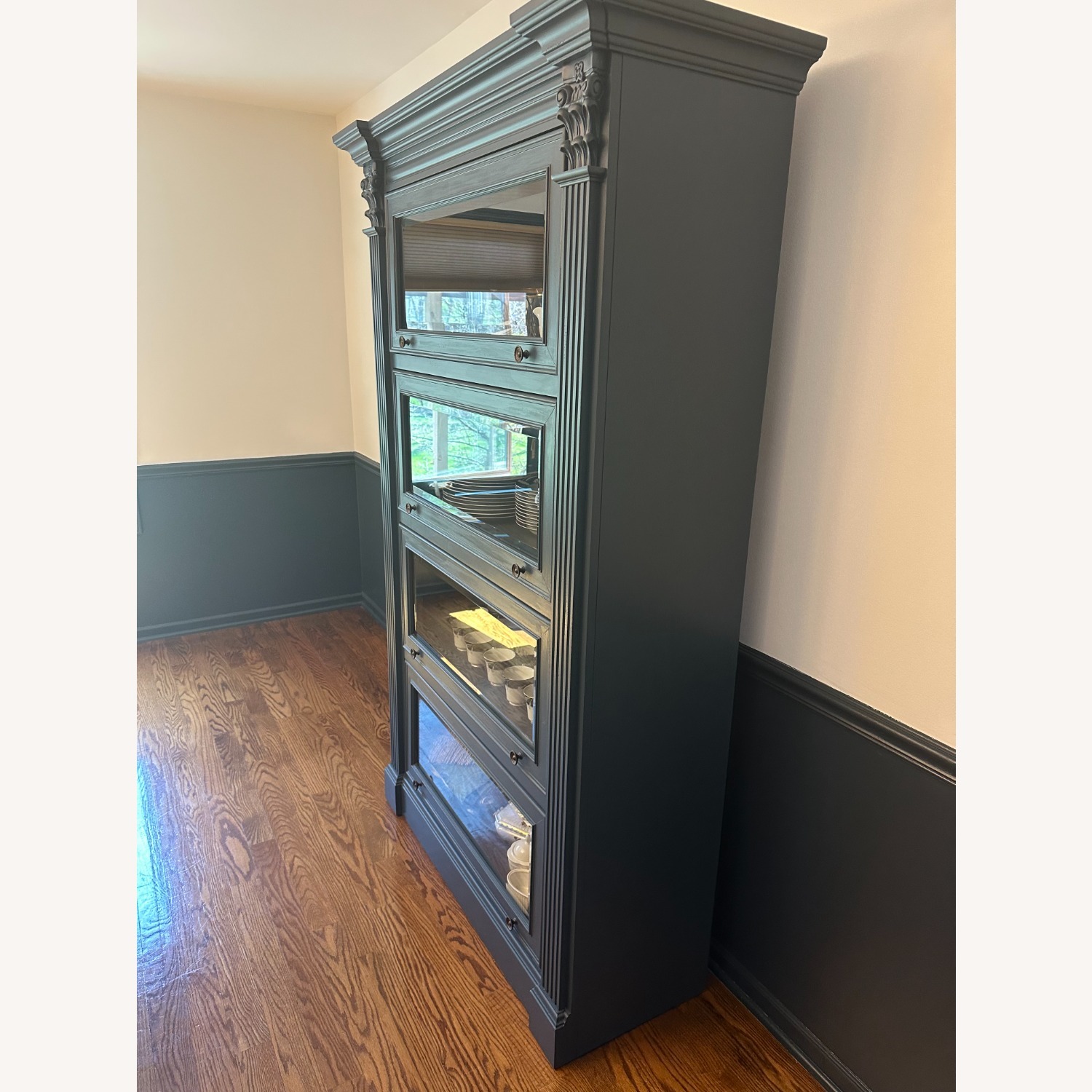 Dark Blue China Cabinet - image-3