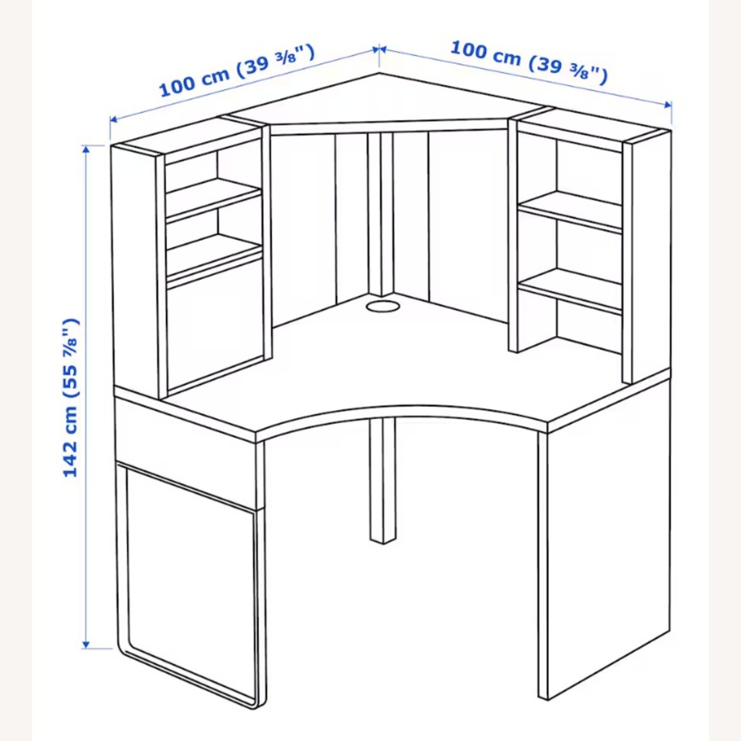 IKEA Micke Corner Desk - image-3