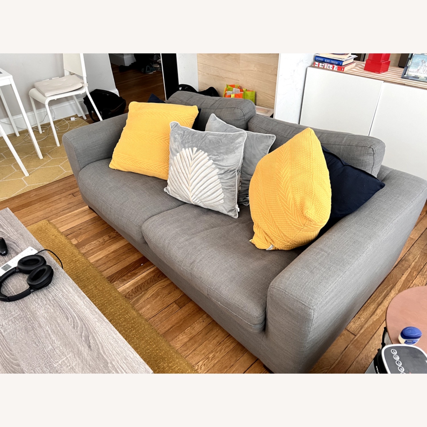 Gray Loveseat Sofa - image-2