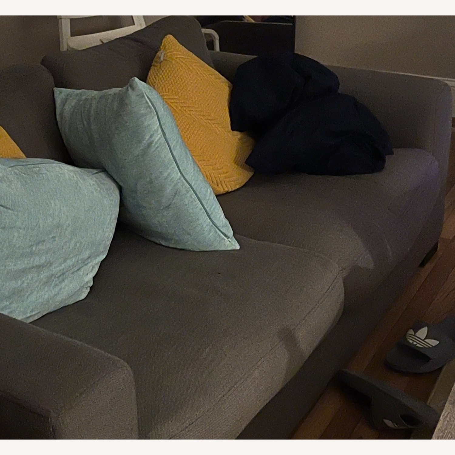 Gray Loveseat Sofa - image-3