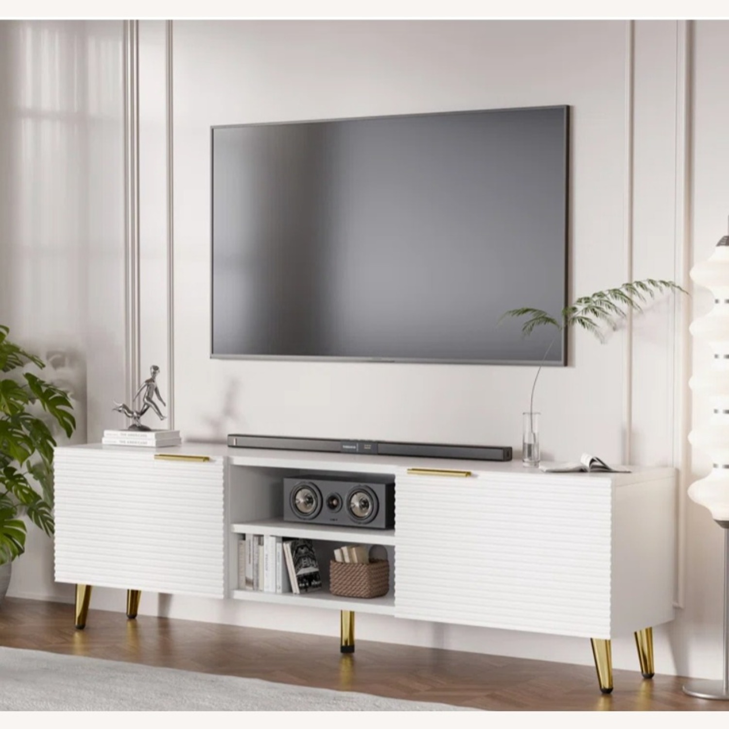 Tramain 57.8'' TV Stands Media Console - image-1