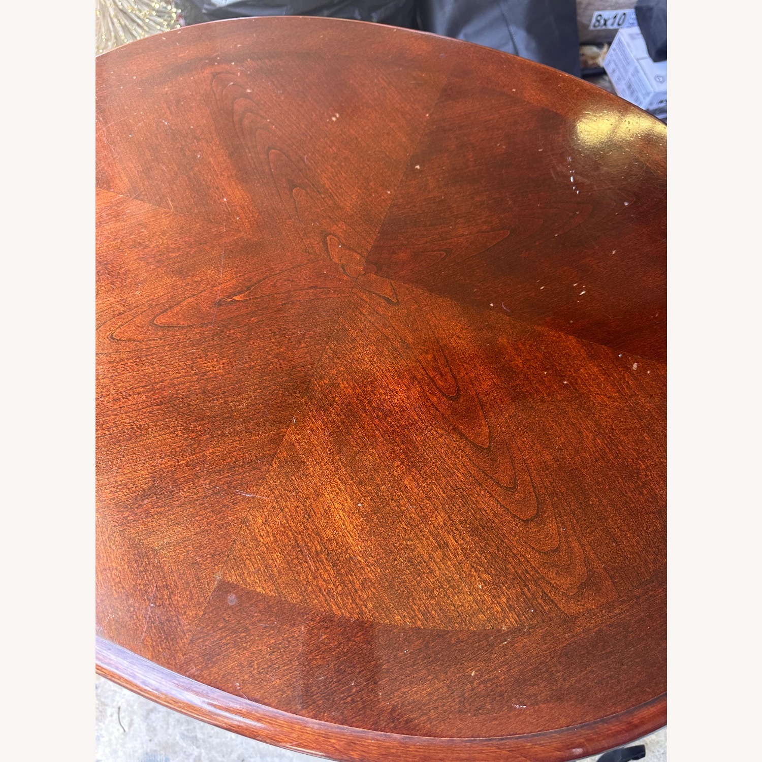 Vintage Georgian Tri-Leg Mahogany Table - image-5
