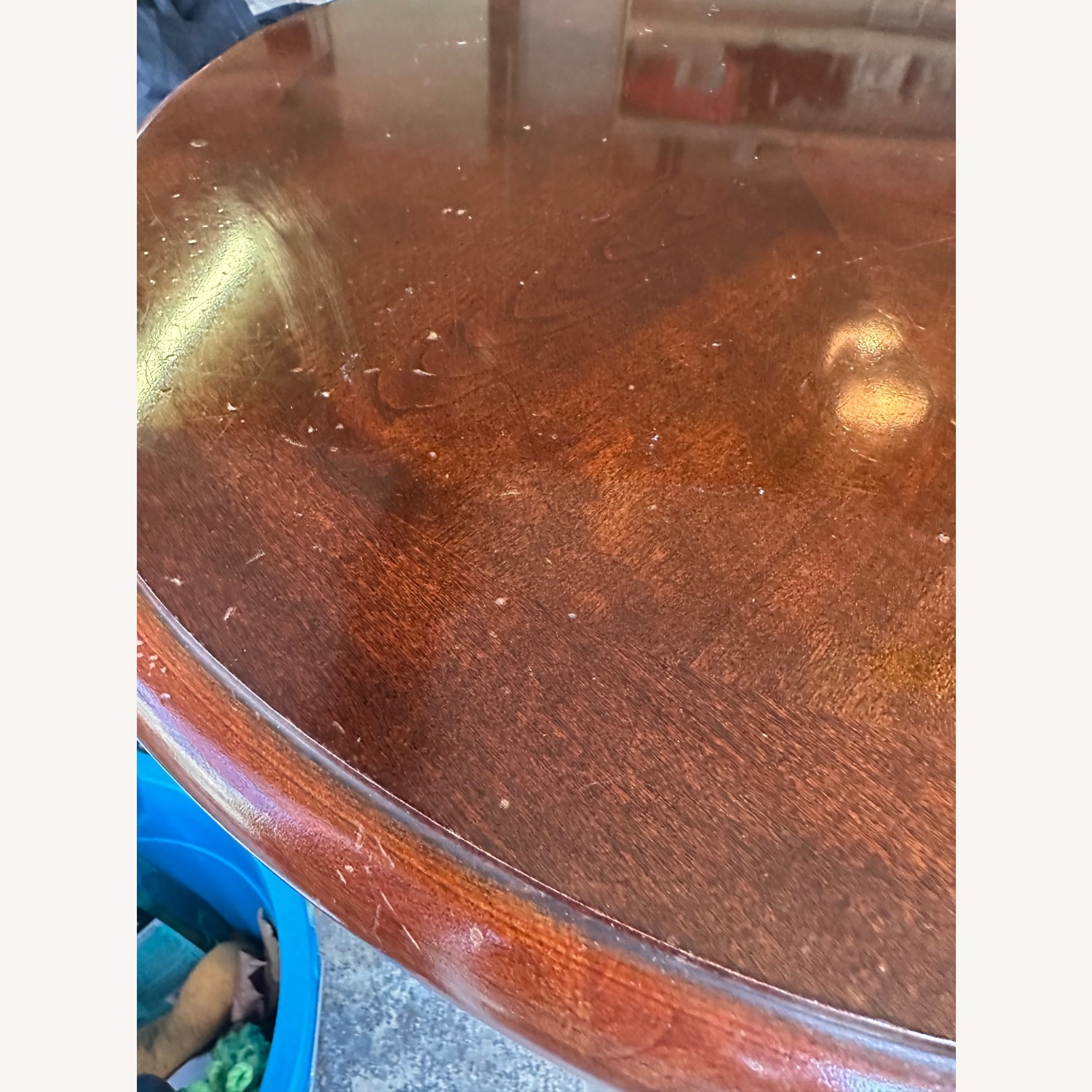 Vintage Georgian Tri-Leg Mahogany Table - image-14