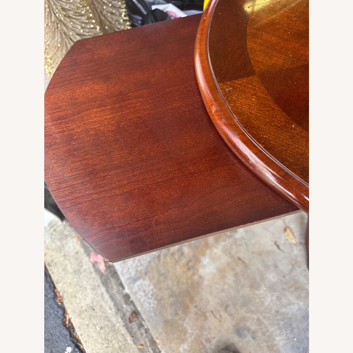 Vintage Georgian Tri-Leg Mahogany Table - image-11