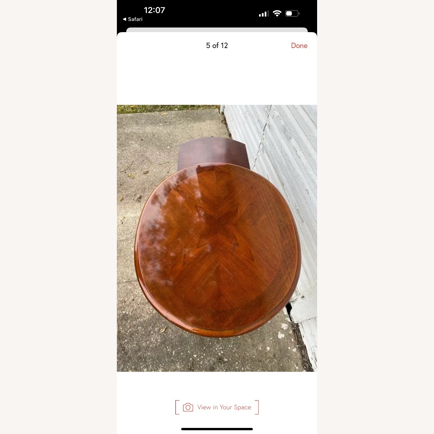 Vintage Georgian Tri-Leg Mahogany Table - image-4